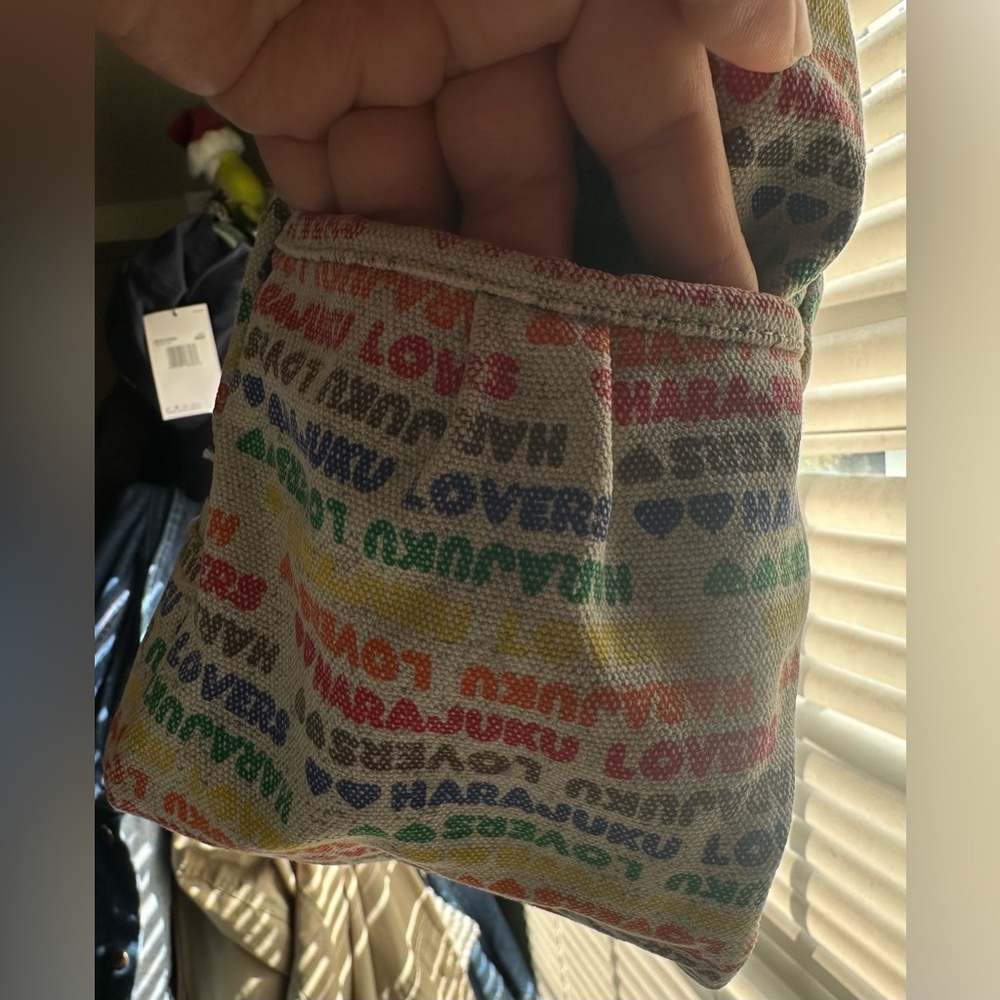 Harajuku Lovers Rainbow Letters Tote Bag. - Picture 14 of 14